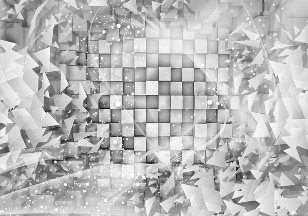 Foto tapeta - Geometrijska apstrakcija (152,5x104 cm)