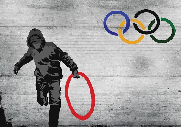 Foto tapeta - Olimpijski krugovi (152,5x104 cm)