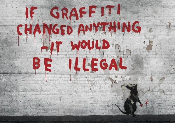 Foto tapeta - Grafiti natpis (152,5x104 cm)