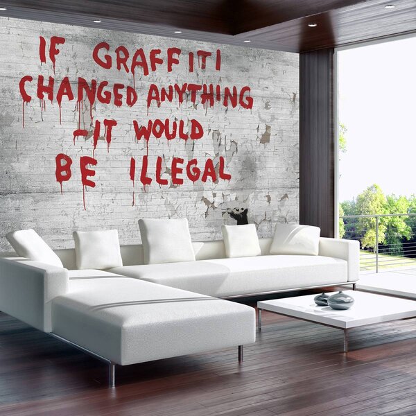 Foto tapeta - Grafiti natpis (152,5x104 cm)
