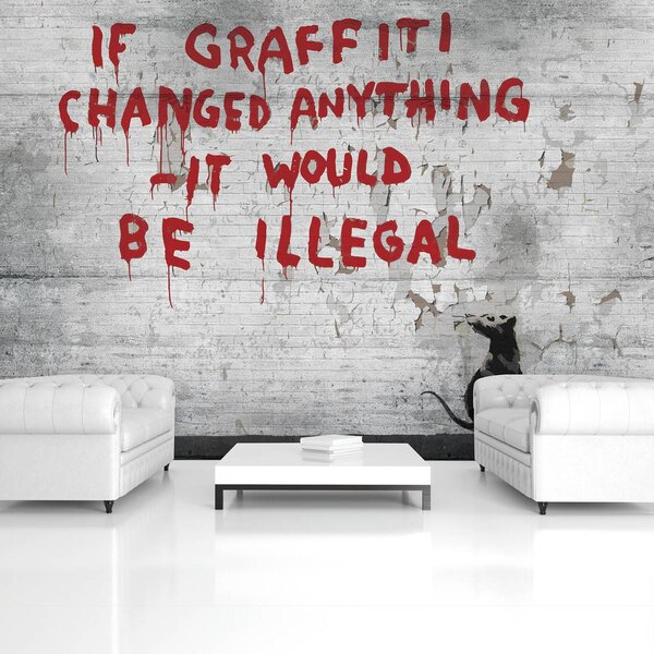 Foto tapeta - Grafiti natpis (152,5x104 cm)