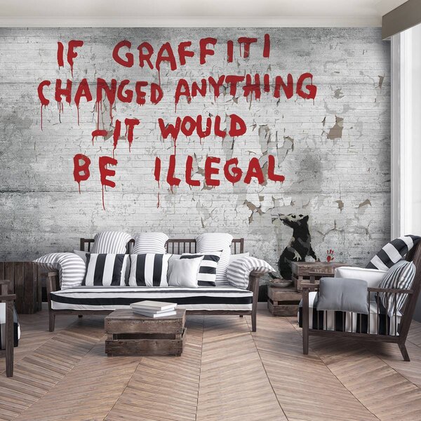 Foto tapeta - Grafiti natpis (152,5x104 cm)