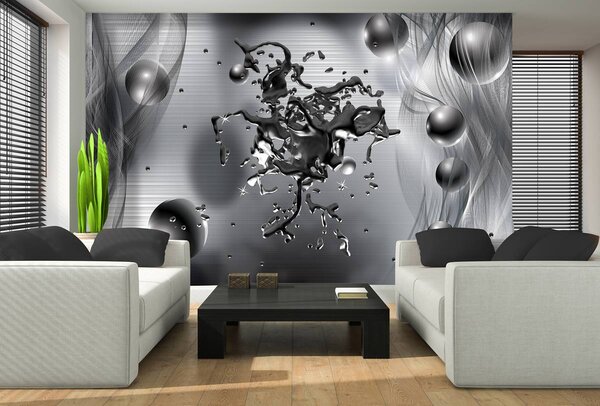 Foto tapeta - Čelična apstrakcija (152,5x104 cm)