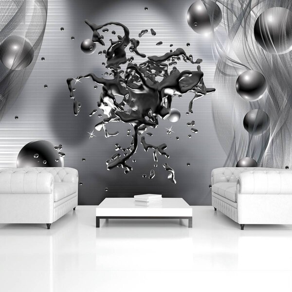 Foto tapeta - Čelična apstrakcija (152,5x104 cm)