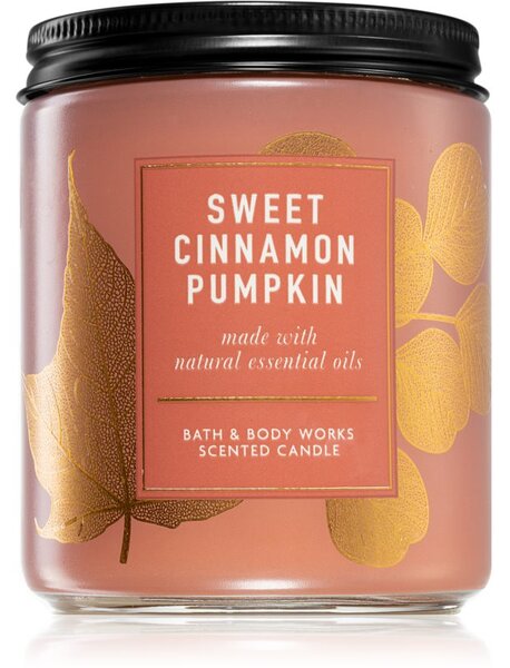 Bath & Body Works Sweet Cinnamon Pumpkin mirisna svijeća 198 g