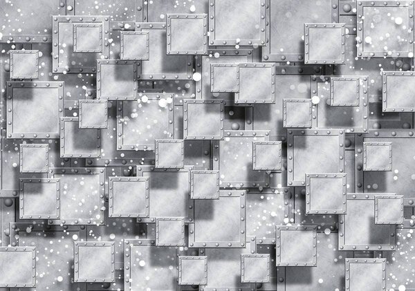 Foto tapeta - Siva apstrakcija (152,5x104 cm)