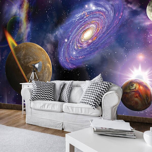 Foto tapeta - Kozmički planeti (152,5x104 cm)