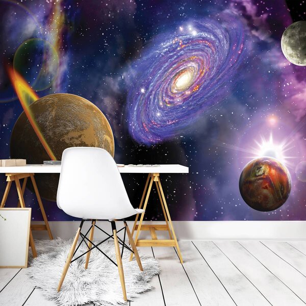 Foto tapeta - Kozmički planeti (152,5x104 cm)