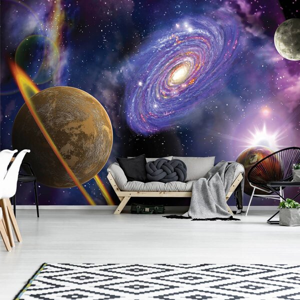 Foto tapeta - Kozmički planeti (152,5x104 cm)