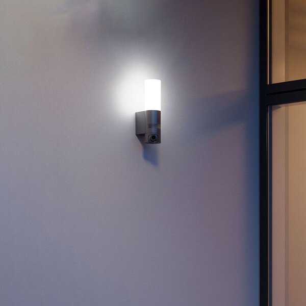 STEINEL L 620 Cam SC LED vanjska zidna svjetiljka antracit, Crno, Metal