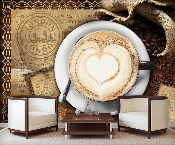Foto tapeta - Latte Art (152,5x104 cm)