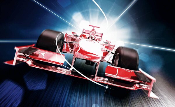 Foto tapeta - Crvena formula 1 3D F1 (152,5x104 cm)