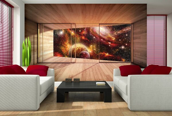 Foto tapeta - Pogled na svemirsku terasu (152,5x104 cm)