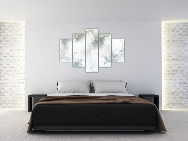 Slika apstrakcije lista (150x105 cm)