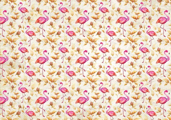 Foto tapeta - Flamingosi (152,5x104 cm)