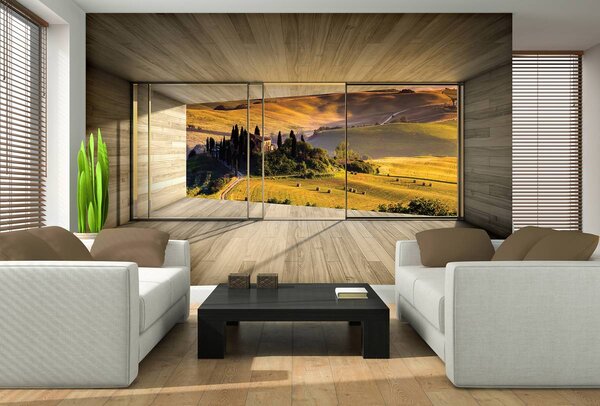 Foto tapeta - Pogled - Toskana (152,5x104 cm)