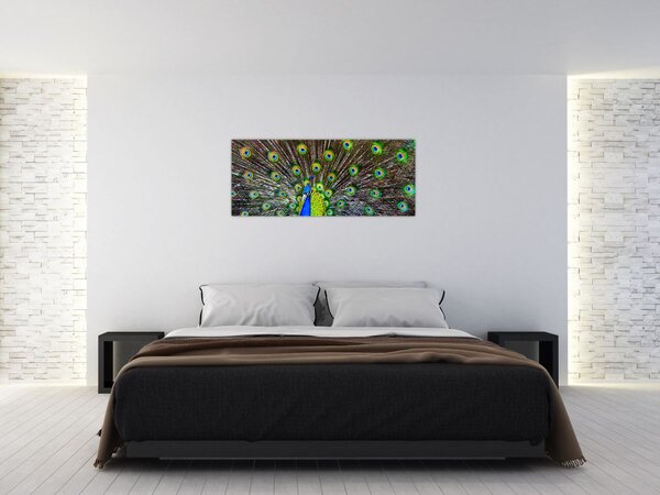 Slika - Paun (120x50 cm)