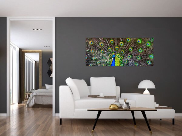 Slika - Paun (120x50 cm)