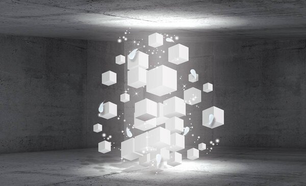 Foto tapeta - 3D apstrakcija (152,5x104 cm)