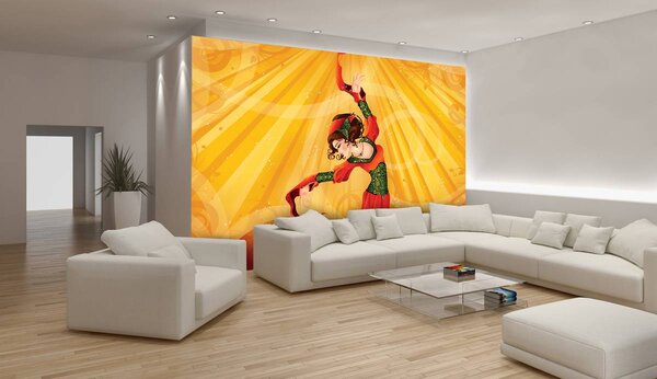 Foto tapeta - Plesna glazbena umjetnost (152,5x104 cm)