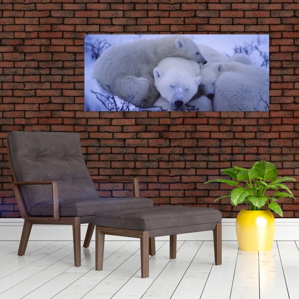 Slika - Polarni medvjedi (120x50 cm)