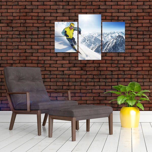 Slika - Skijaš (90x60 cm)