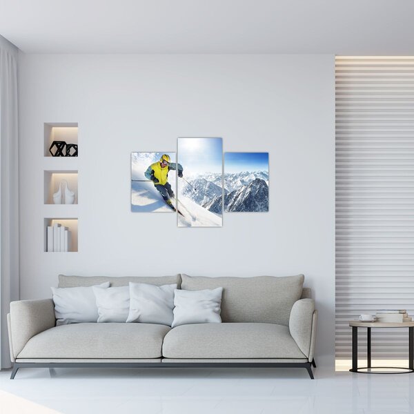 Slika - Skijaš (90x60 cm)