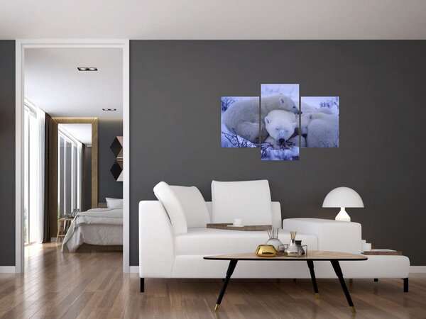 Slika - Polarni medvjedi (90x60 cm)
