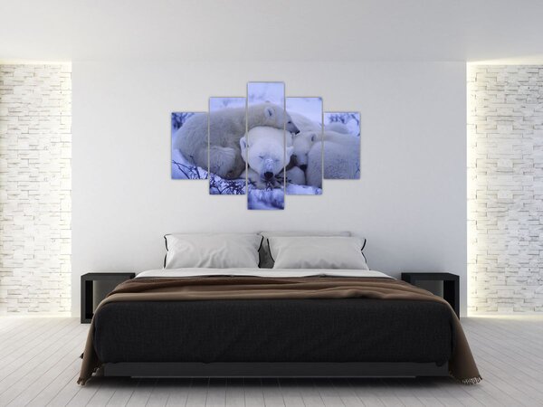 Slika - Polarni medvjedi (150x105 cm)