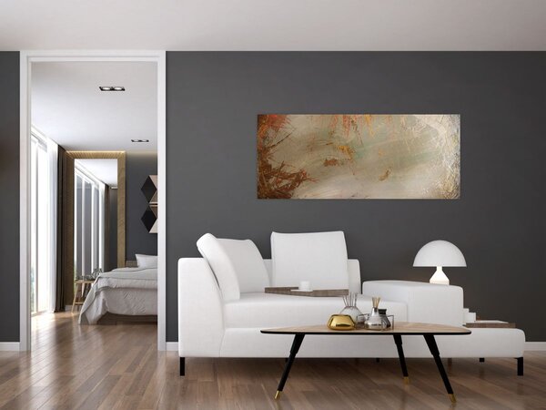 Slika - teksturirana apstrakcija (120x50 cm)