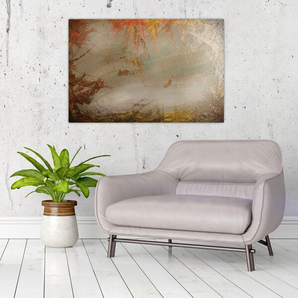 Slika - teksturirana apstrakcija (90x60 cm)