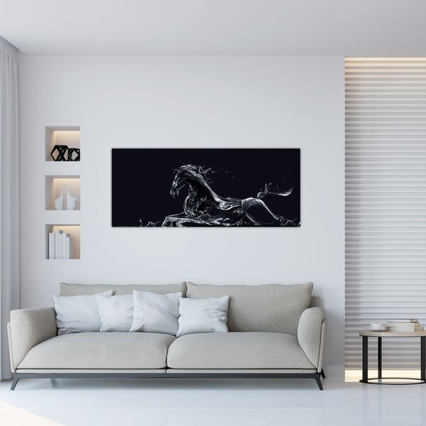 Slika - Konj i voda (120x50 cm)