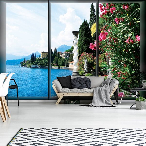 Foto tapeta - Jezero na selu (152,5x104 cm)