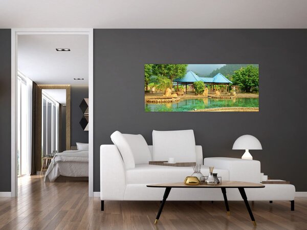 Slika - Shanghai hotel park (120x50 cm)