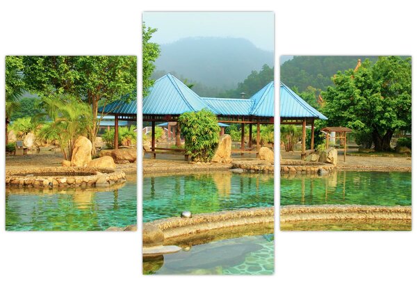 Slika - Shanghai hotel park (90x60 cm)