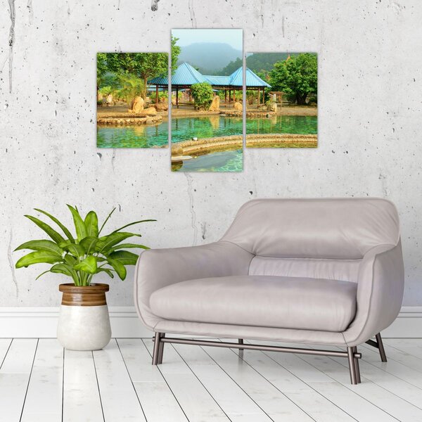 Slika - Shanghai hotel park (90x60 cm)