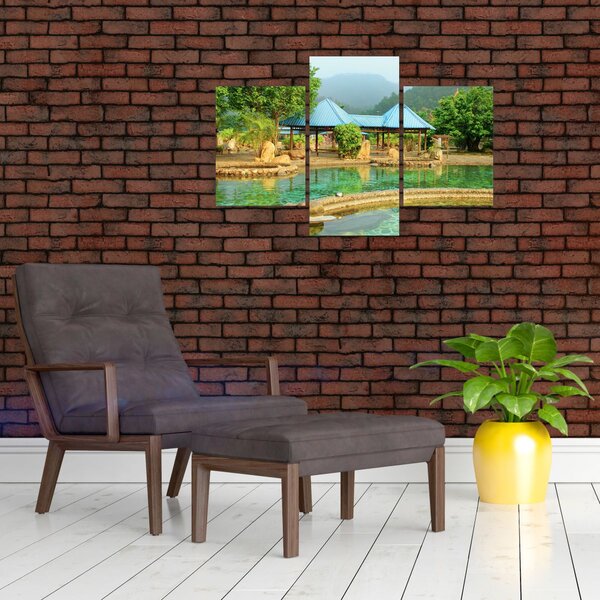 Slika - Shanghai hotel park (90x60 cm)