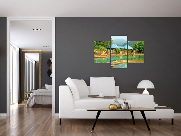 Slika - Shanghai hotel park (90x60 cm)
