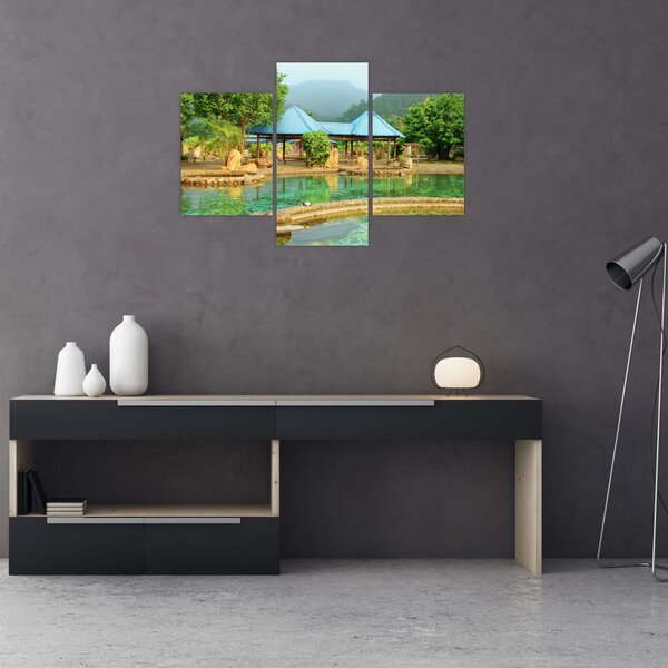 Slika - Shanghai hotel park (90x60 cm)
