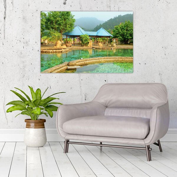Slika - Shanghai hotel park (90x60 cm)
