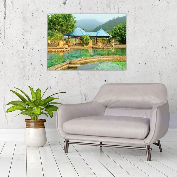 Slika - Shanghai hotel park (70x50 cm)