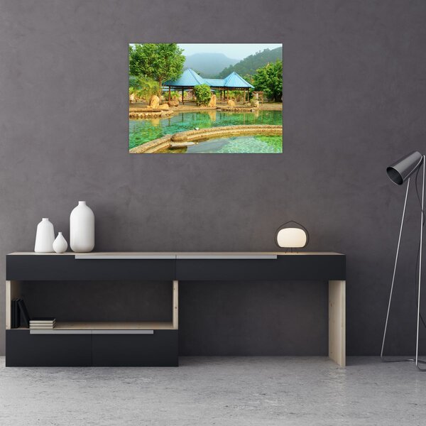 Slika - Shanghai hotel park (70x50 cm)