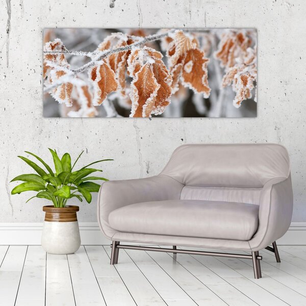 Slika - Smrznuto lišće (120x50 cm)