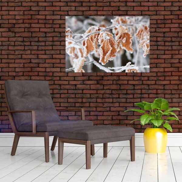 Slika - Smrznuto lišće (90x60 cm)