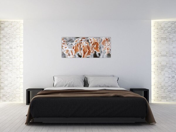 Slika - Smrznuto lišće (120x50 cm)