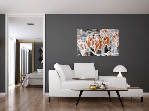 Slika - Smrznuto lišće (90x60 cm)