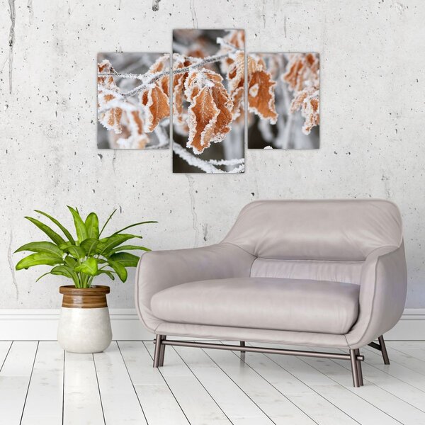 Slika - Smrznuto lišće (90x60 cm)