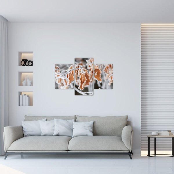 Slika - Smrznuto lišće (90x60 cm)