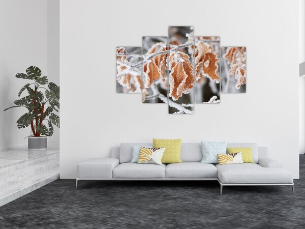 Slika - Smrznuto lišće (150x105 cm)