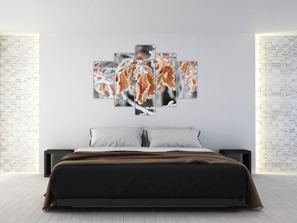 Slika - Smrznuto lišće (150x105 cm)